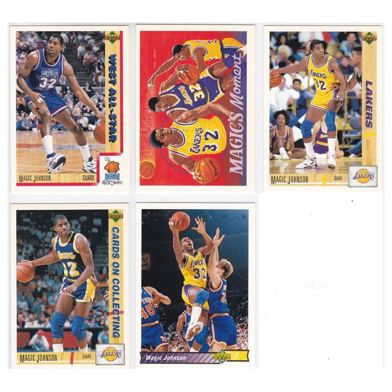 NBA球星卡 UD 1992 魔术师 埃尔文约翰逊 全明星 湖人队