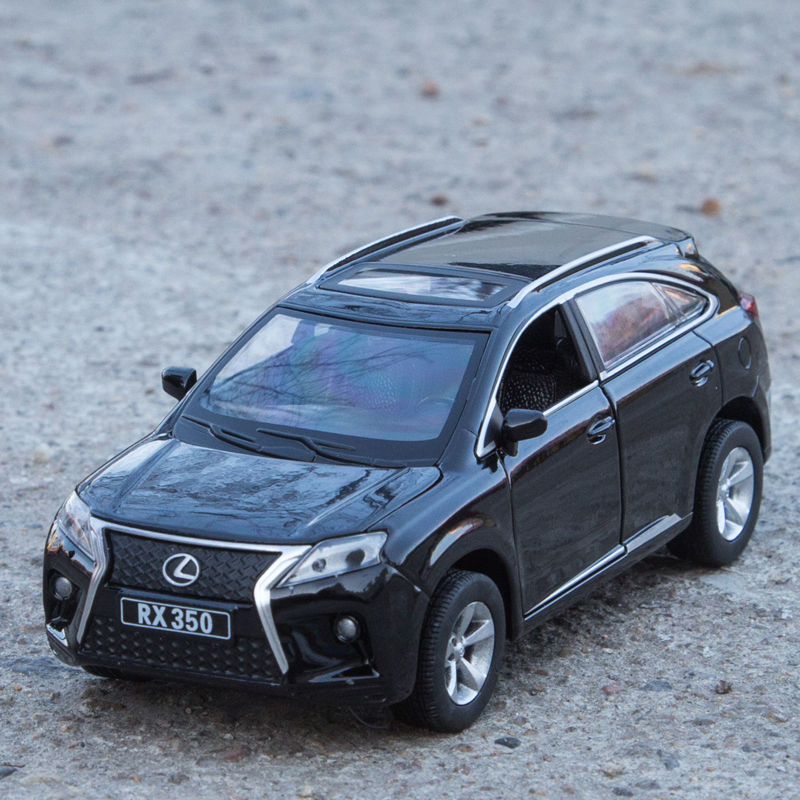 雷克萨斯RX350合金汽车模型 升辉1:32车模儿童回力声光玩具越野车