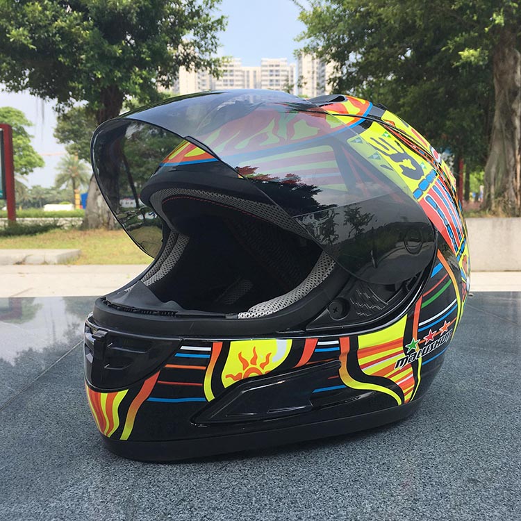新款MALUSHUN摩托车头盔全盔男女越野赛车四季炫酷全罩式安全机车