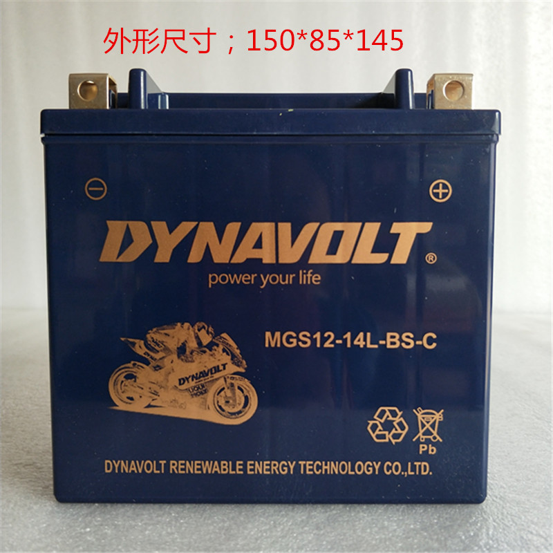 猛狮摩托电瓶YTX12v14L哈雷883哈雷X48硬汉1200纳米胶体12v蓄电池