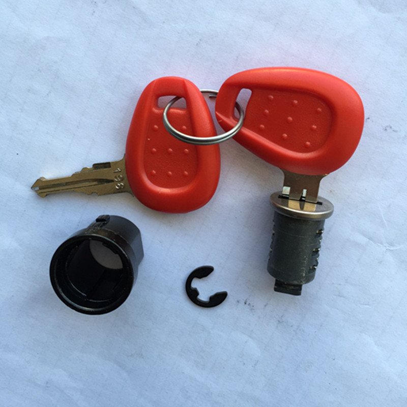 适用于意大利通用摩托车边箱E21锁芯锁头E22边箱替换锁专用锁芯