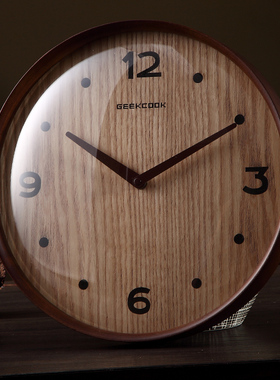 Solid wood classical watch wall clock实木古典时钟表挂钟