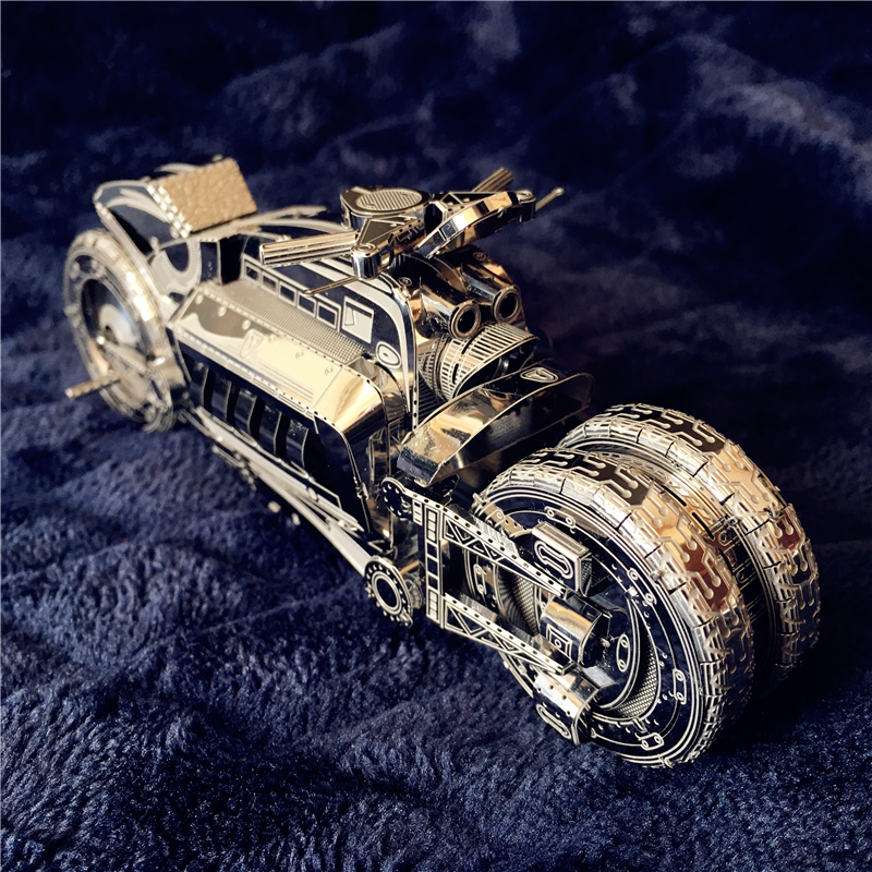 南源魔图3D金属拼图成人玩具DIY益智拼装模型道奇战斧概念摩托车