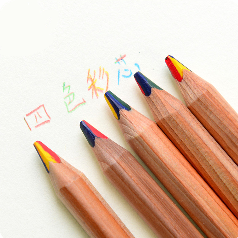马可6403彩色铅笔 创意粗杆彩虹铅笔手账DIY日记儿童绘画涂鸦彩铅