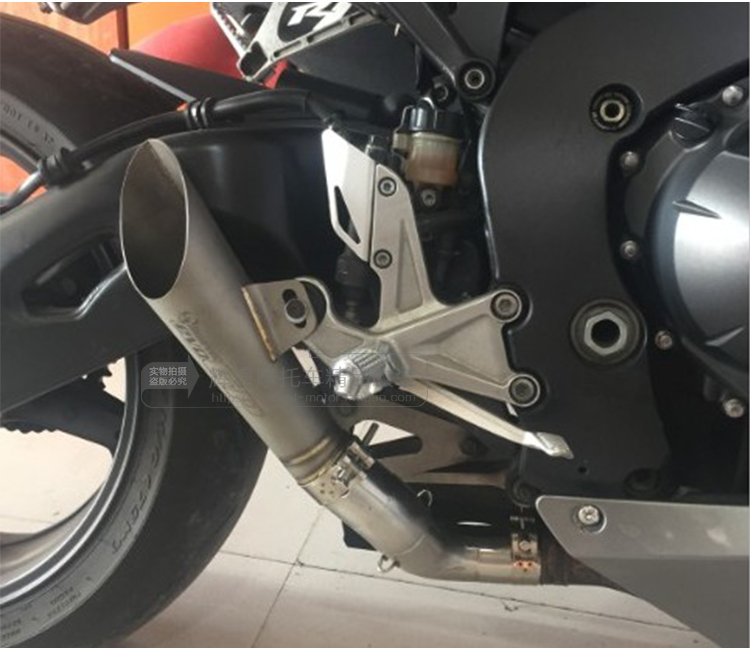 雅马哈R6摩托车配件8-14年直上无损安装YZF-R6改装排气管带消声器