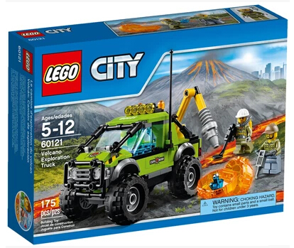 2016款乐高LEGO 60121 城市系列 火山勘探卡车 现货