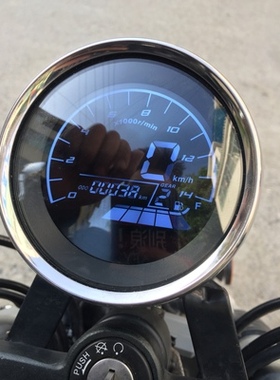 奔达摩托车液晶仪表改装250原驰兽通用里程转速速度表里程线电感