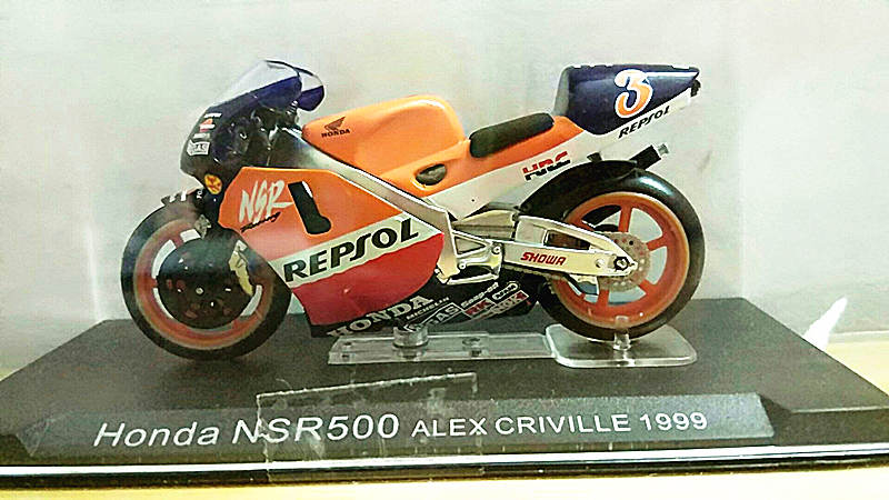 绝版 IXO 1:24 MOTOGP 本田NSR500 1999 3号合金摩托车模型/收藏