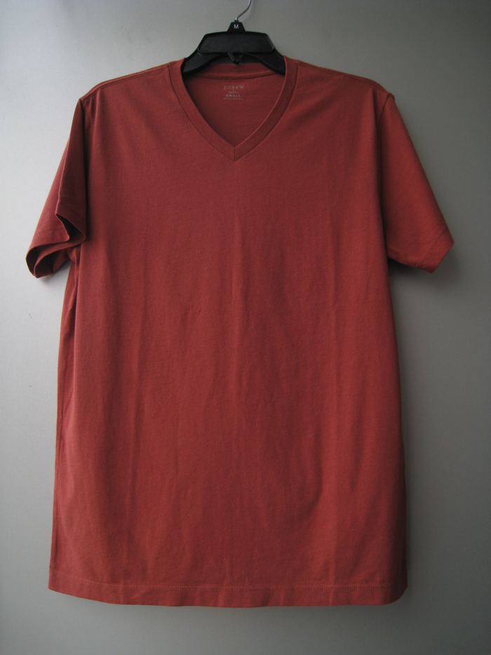 美国品牌 姐家 男装棉涤舒适修身V领短袖T恤 SLIM WASHED 4色