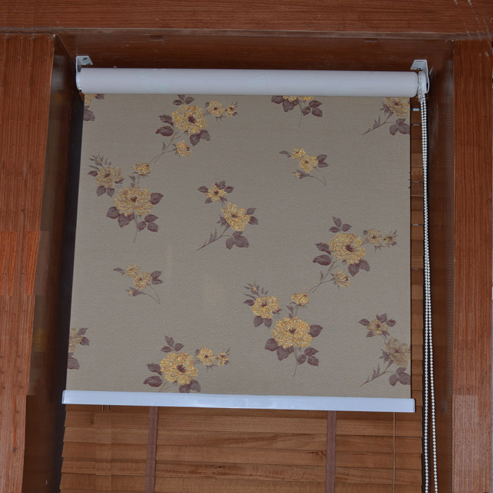 七彩优雅卷帘窗帘遮光防水防紫外线家用卫生间厨房阳台办公室窗帘