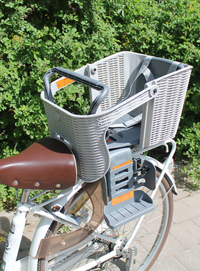 自行车电动车儿童后座椅日本进口OGK安全婴儿后置小孩宝宝后置