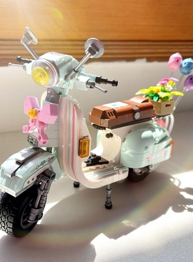 儿童乐高积木玩具男孩汽车摩托车模型女孩子系列成人拼装益智动脑