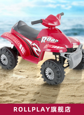 美国rollplay如雷儿童电动车沙滩车男女孩宝宝四轮越野摩托车玩具