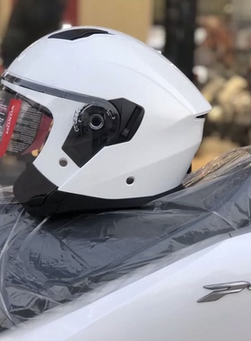 五羊本田俱乐部PCX150经典款本田标双镜片头盔半盔摩托车安全帽