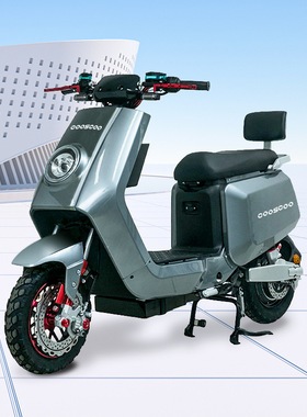 COOSCOO新款电动车长跑王电动摩托车锂电池电瓶车72V成人高速电摩